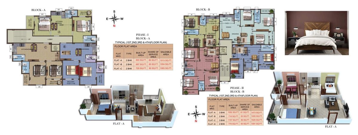 Veni Sunrise Complex Floor Plans