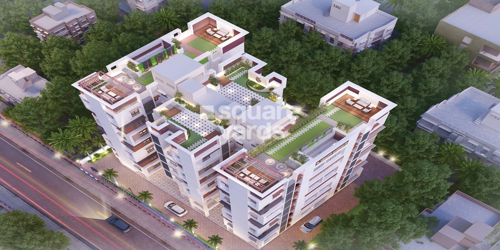 Verdant Unicorn Tower View