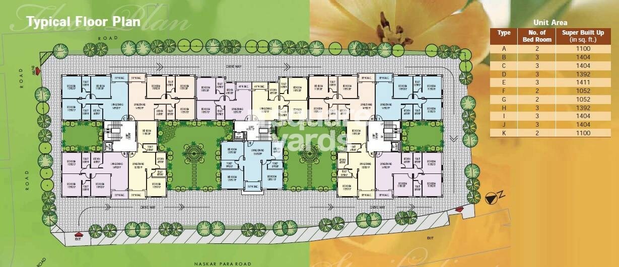 Vishnu Regency Floor Plans