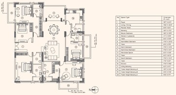  5 BHK Apartment at Belani Sanctuary, Tollygunge – for Sale