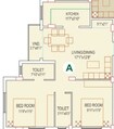 Eden Pearls 2 BHK Layout