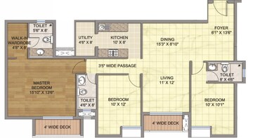  3 BHK Apartment at Emami City, Golpark – for Sale