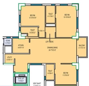  3 BHK Apartment at Fort Oasis, Ballygunge – for Sale