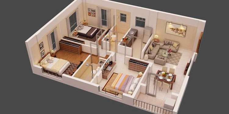 freshia apartments apartment 3 bhk 809sqft 20215627145622
