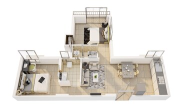  2 BHK Apartment at Gems City, Joka – for Sale