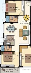 GM Meena Sparsh 2 BHK Layout