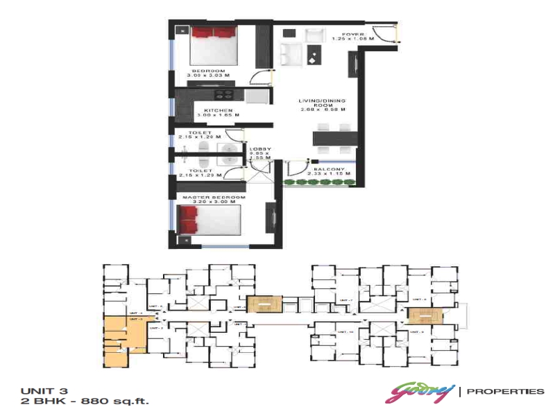 godrej prakriti apartment 2bhk 885sqft