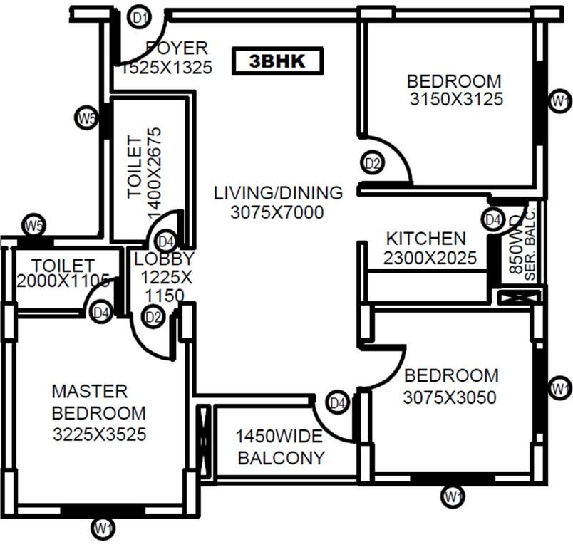 Godrej Prakriti Floor Plans - BT Road, Kolkata