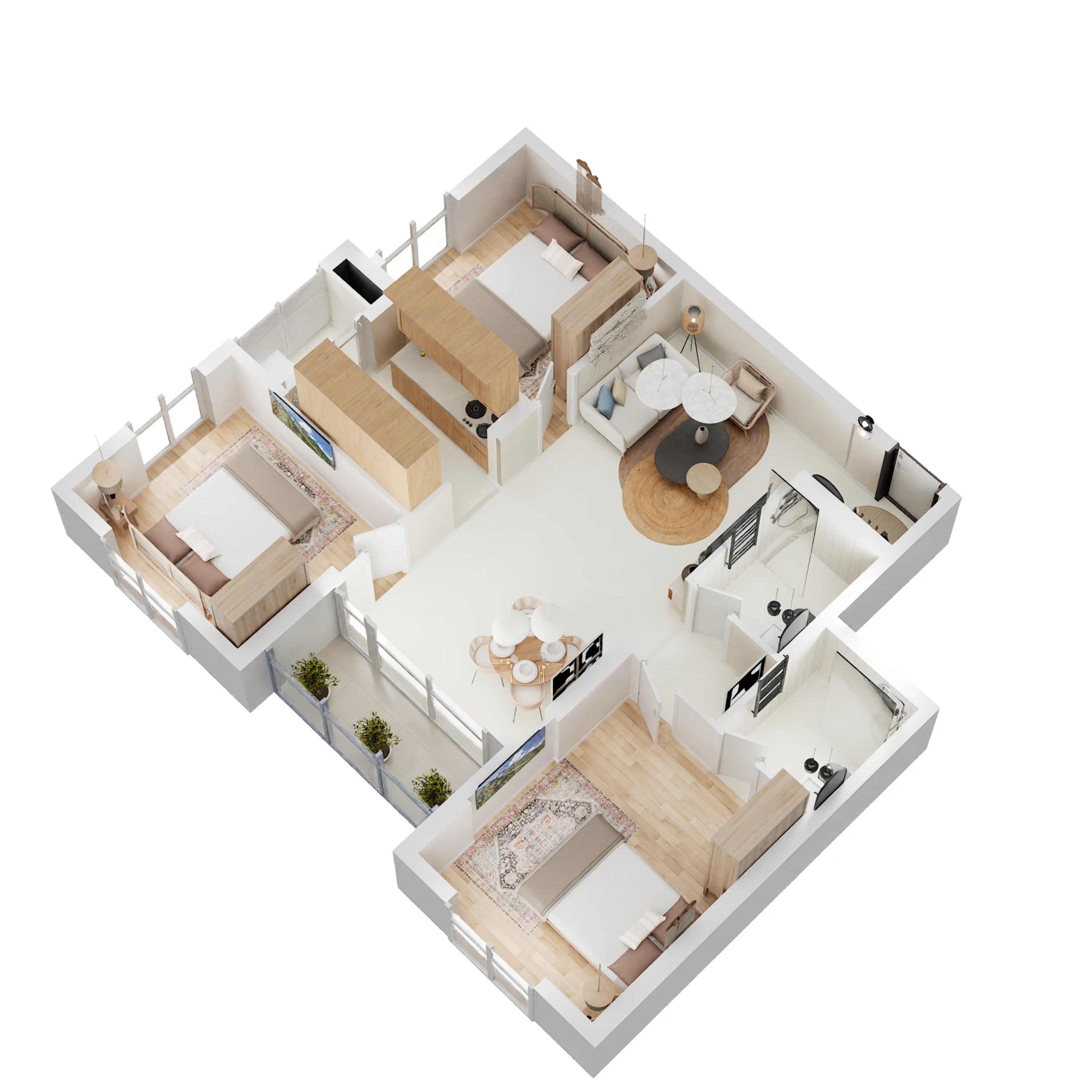 godrej prakriti apartment 3bhk 1254sqft 3d 6687