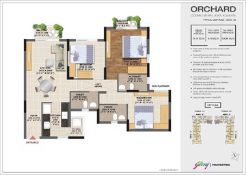  3 BHK Apartment at Godrej Seven, Joka – for Rent