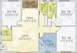 jain dream one apartment 3bhk 2270sqft 1