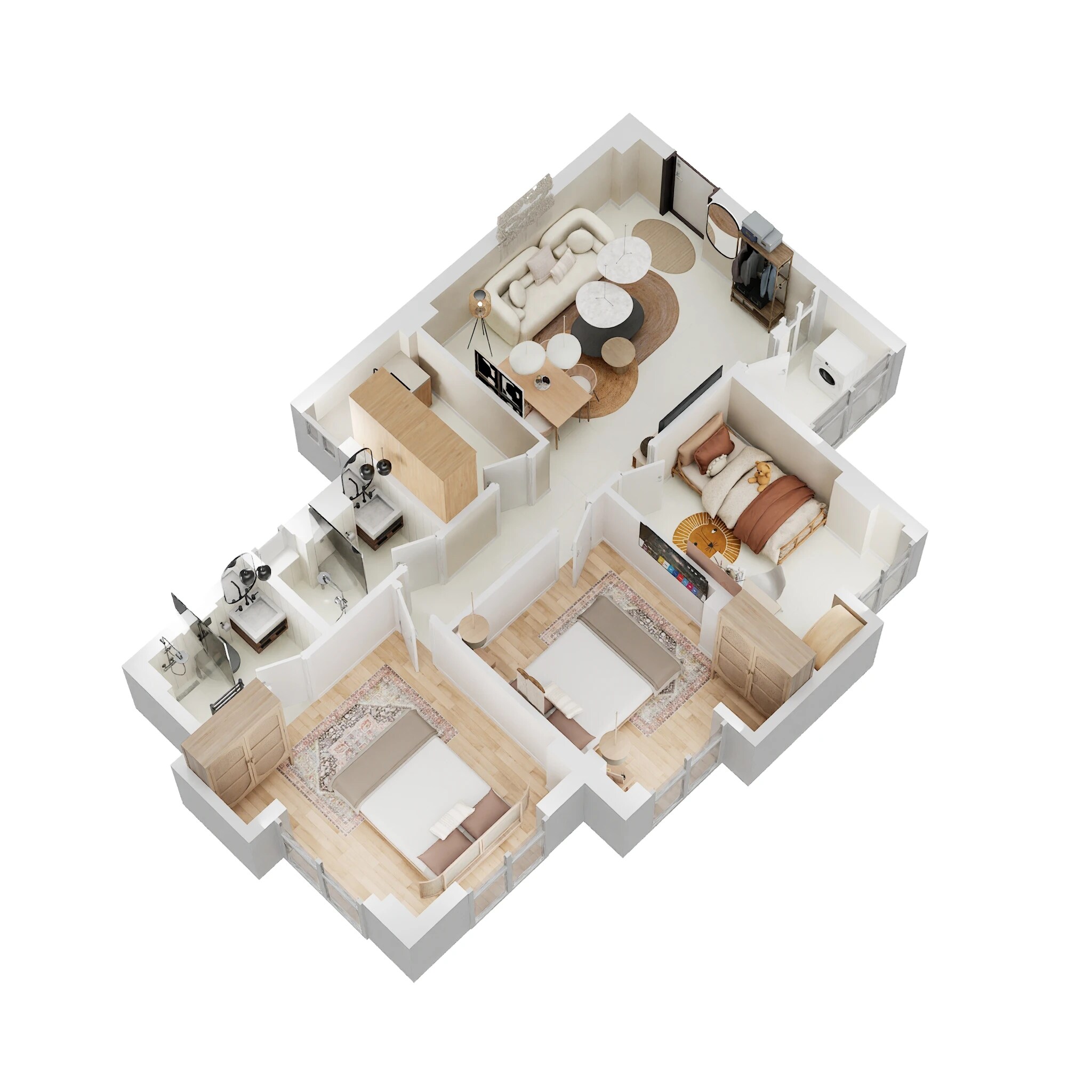 3 BHK 1483 Sq. Ft. Apartment