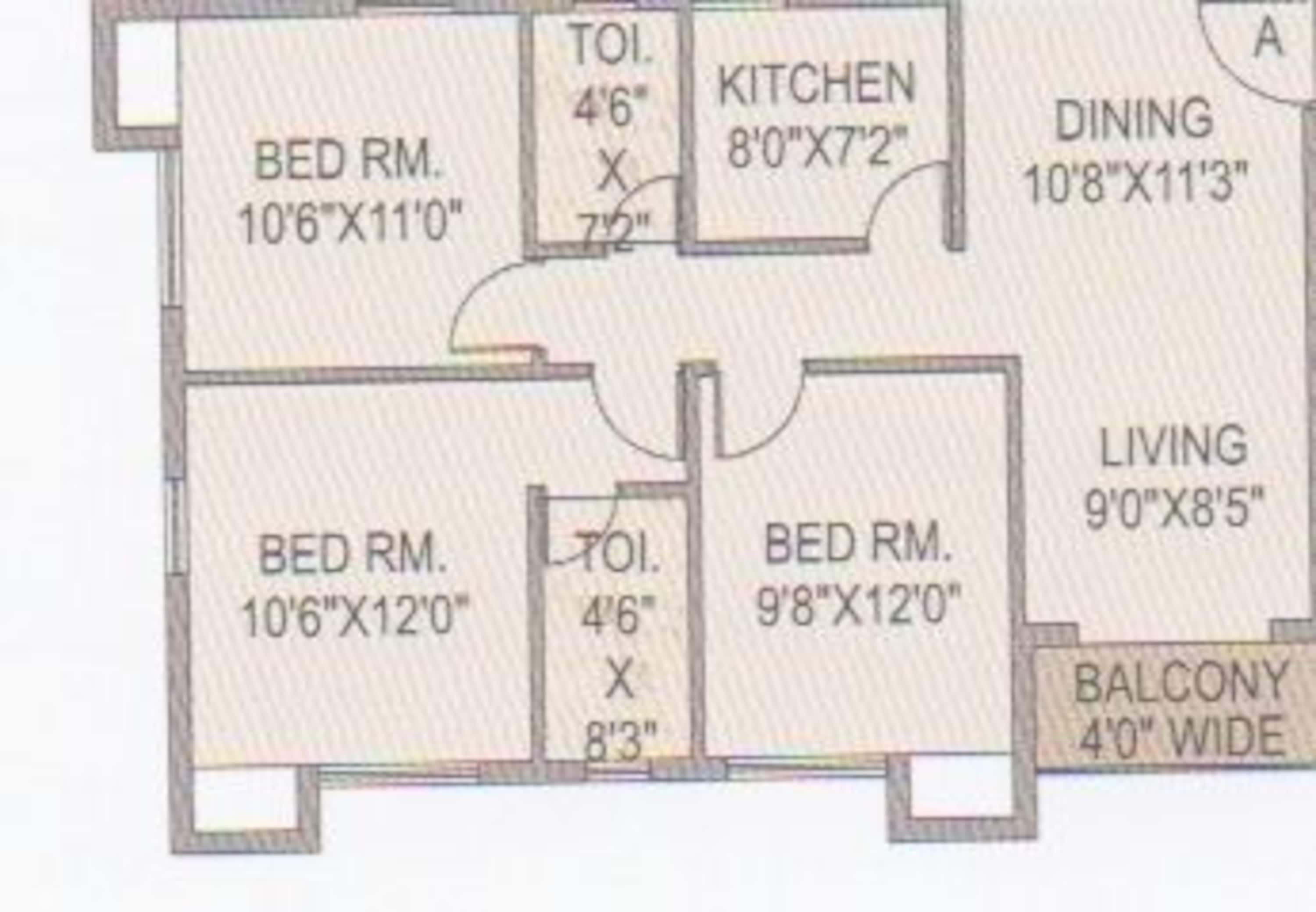 lgw the pyramid apartment 3bhk 1269sqft 1