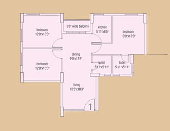 3 BHK Apartment For Resale in Loharuka Urban Vista Rajarhat Kolkata  7711623