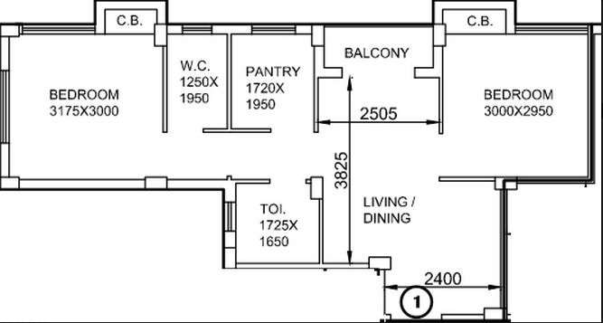 mayfair housing elite apartment 2bhk 840sqft61