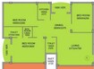 Mayfair Housing Greens 3 BHK Layout