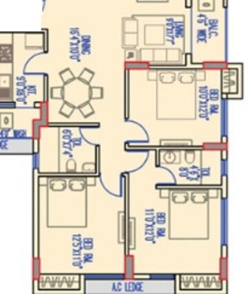  3 BHK Apartment at Merlin Legacy, Paddapukur – for Sale