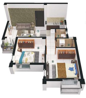 2 BHK Apartment For Resale in Merlin Oikyo Baruipur Kolkata  8066105