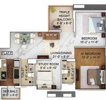  2 BHK Apartment at Merlin The One, Tollygunge – for Sale