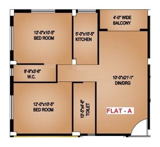 Neelkanth Chitrakut Dham 2 BHK Layout