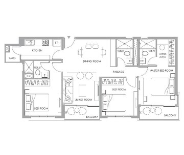  3 BHK Apartment at PS One 10, New Town – for Sale
