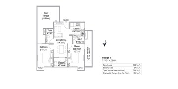  2 BHK Apartment at PS The 102, Joka – for Sale