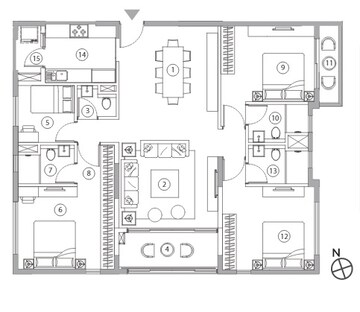  4 BHK Apartment at PS Vinayak Navyom Phase I, New Alipore – for Sale