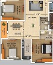 Rajwada Nirvana 2 BHK Layout