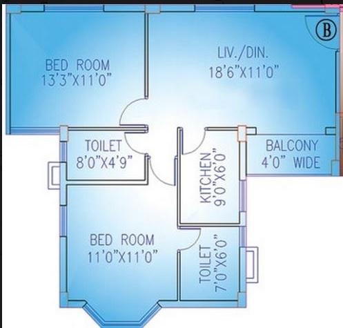rdb regent ganga apartment 2bhk 961sqft41
