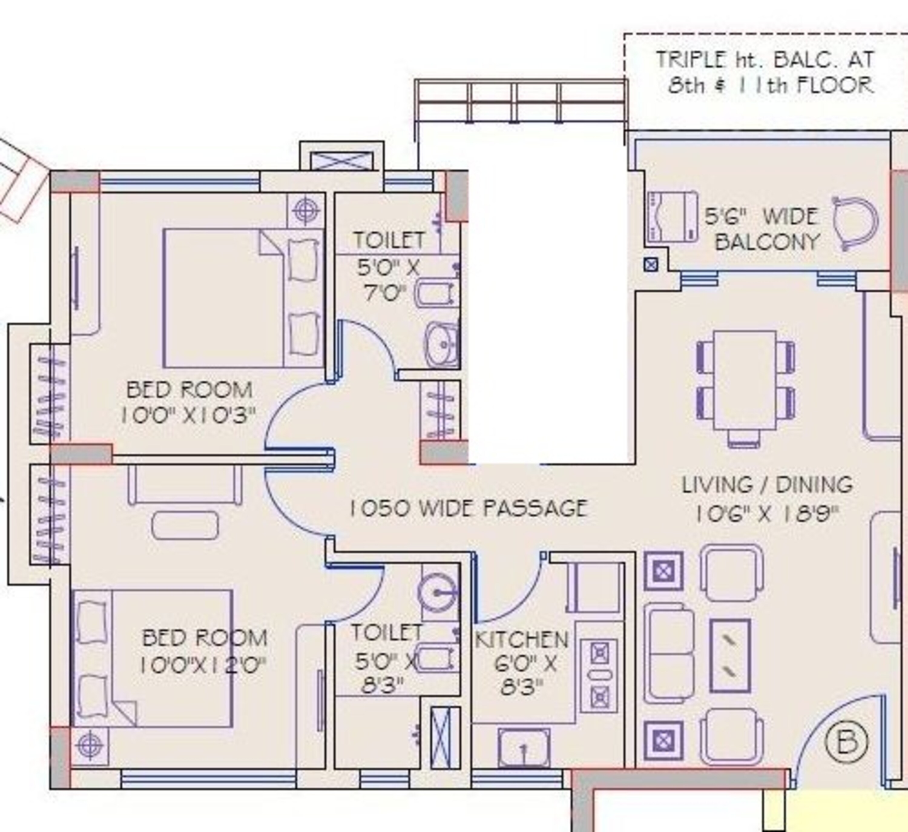 shankh mani apartment 2bhk 1495sqft 1