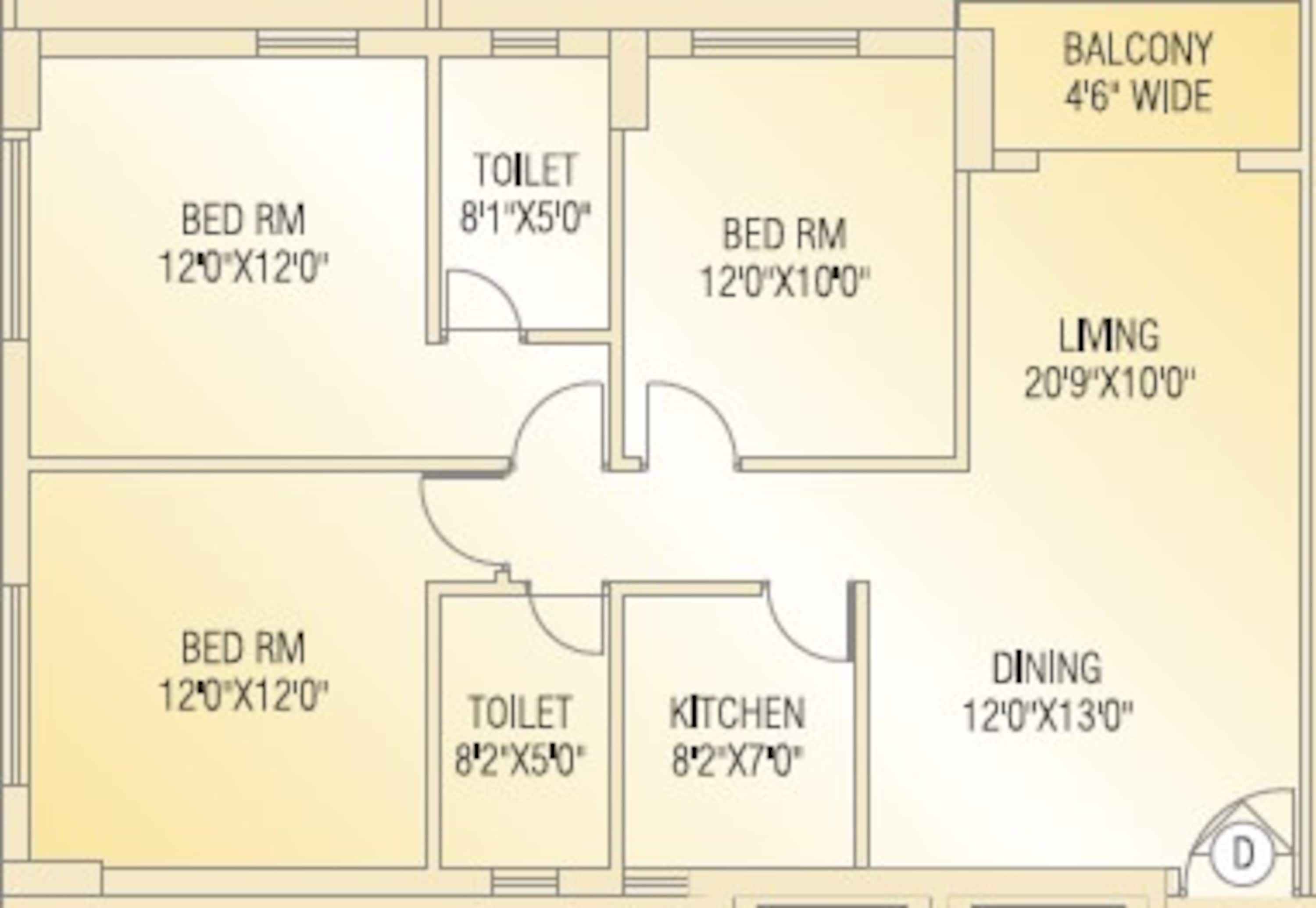 shivom utopia apartment 3bhk 1361sqft 1