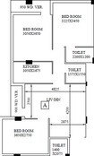 Shrestha Garden Phase III 3 BHK Layout