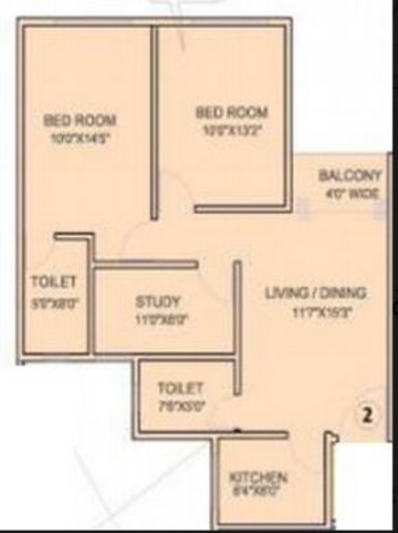  2 BHK Apartment at Siddha Suburbia, Narendrapur – for Sale