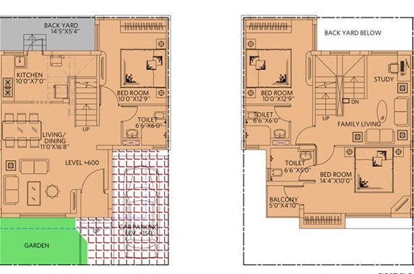 3 BHK 1443 Sq. Ft. Villa