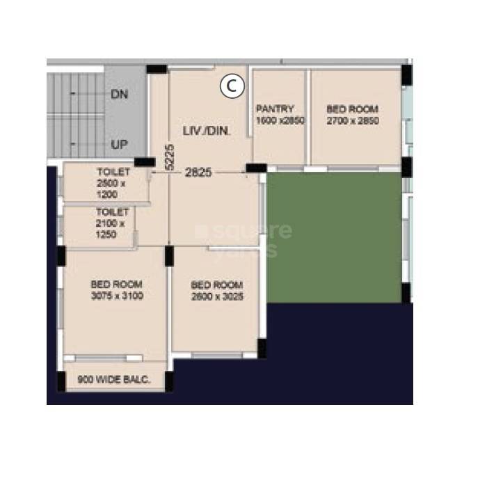 Other, skyline-imperia 3 Bedroom 980 Sq.Ft. Apartment In Narendrapur Kolkata 9645855