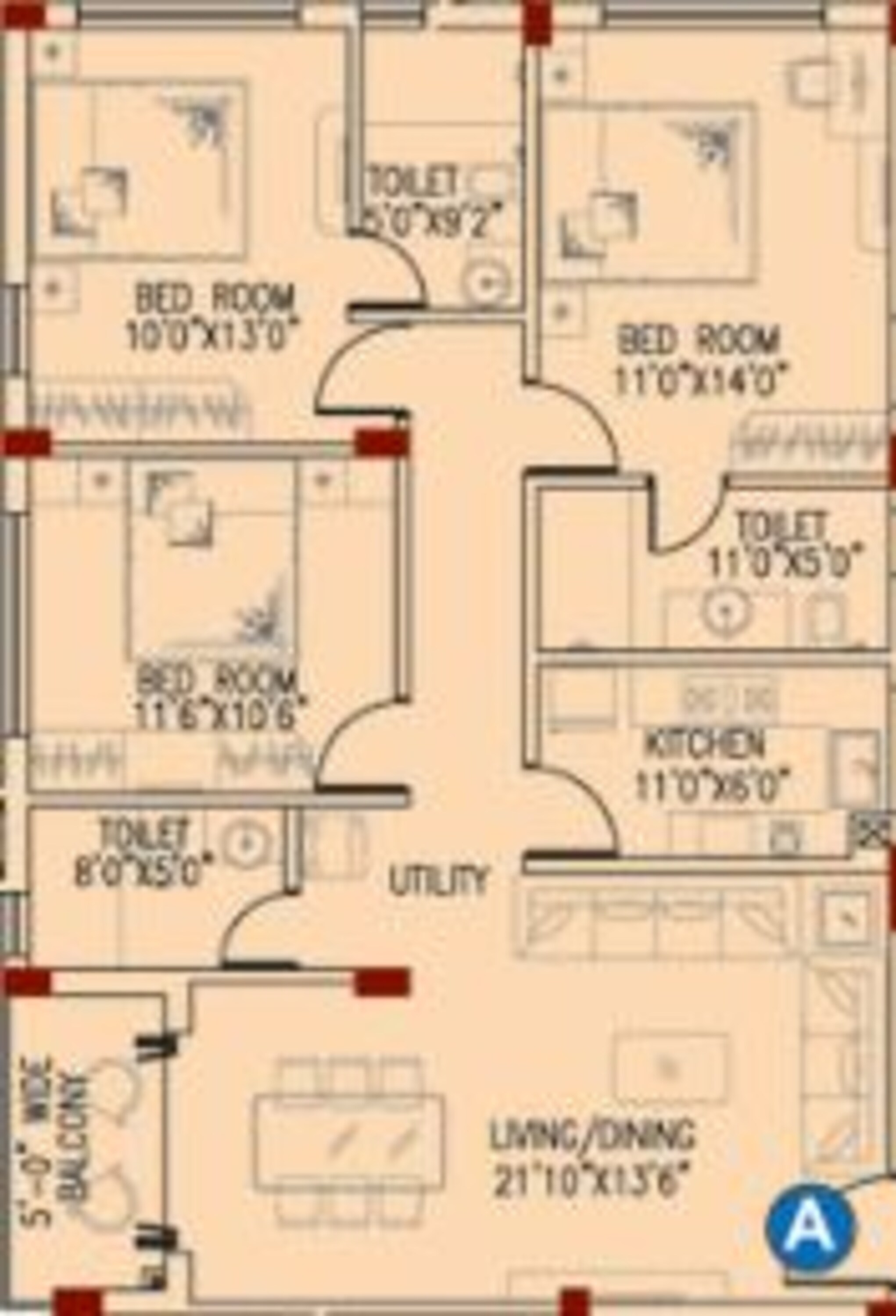 space club town gateway apartment 3bhk 1664sqft