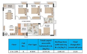 4 BHK Apartment For Resale in Srijan Solus Madhyamgram Kolkata  7803472