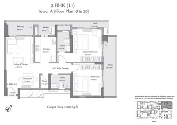  2 BHK Apartment at Tata Avenida, New Town – for Sale