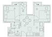 Unik Plaza 2 BHK Layout