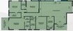 Unimark Ramsnehi Tower 4 BHK Layout
