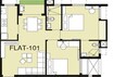 Webstar Serene 2 BHK Layout