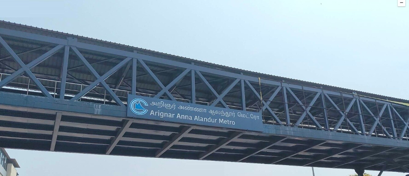 Alandur Metro Station Hudco Colony Layout