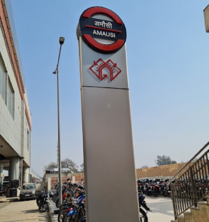 Amausi Metro Station Amausi