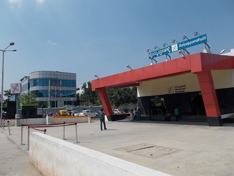 Baiyappanahalli Metro Station Baiyappanahalli