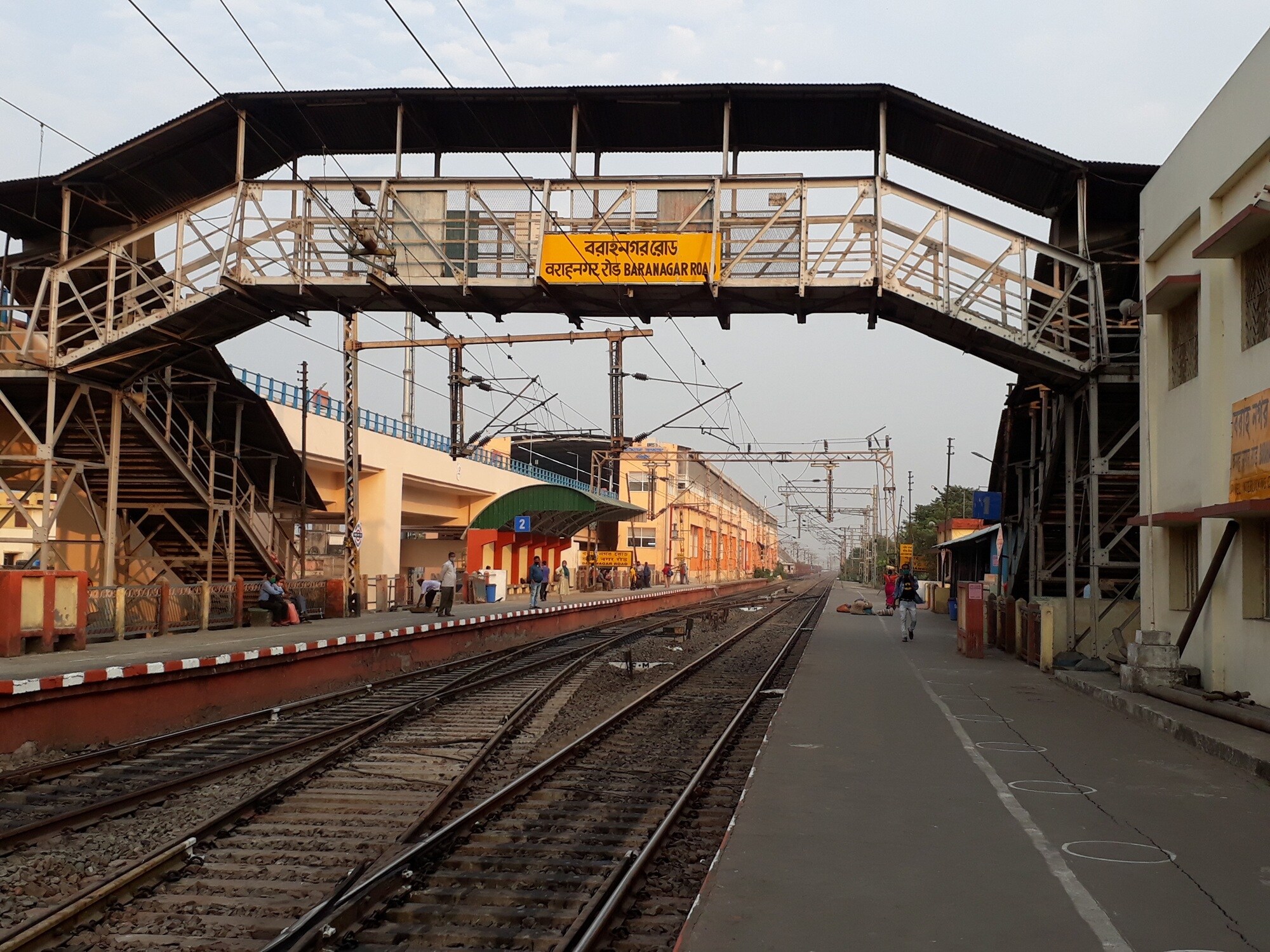 Baranagore Road Railway Station Bonhooghly On BT Road