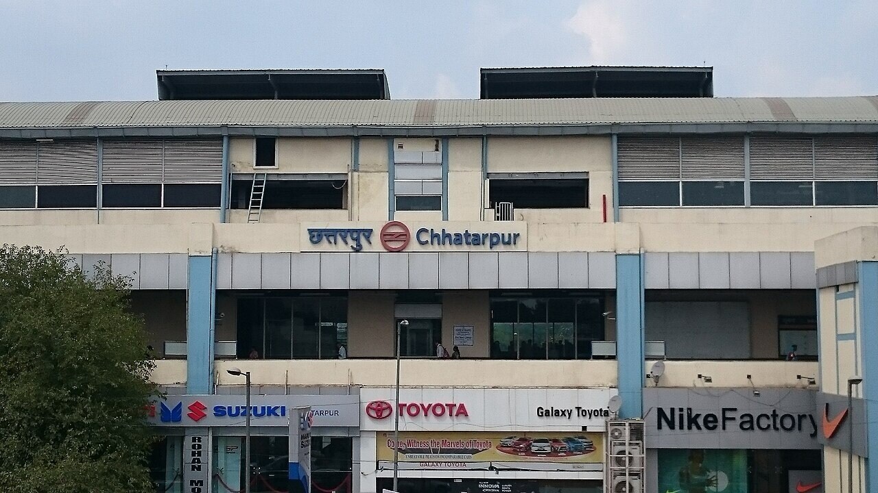 Chhattarpur Metro Station Chattarpur