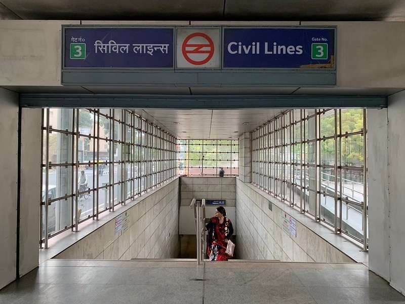 Civil Lines Metro Station,  Civil Lines