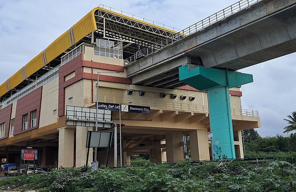 Electronic CIty Metro station Electronic City