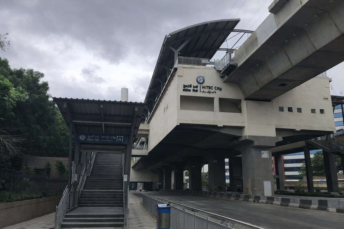 Hitech City Metro Station Hi Tech City