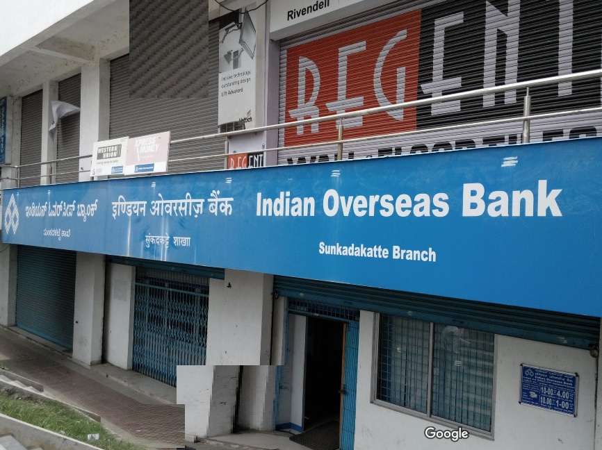 Indian Overseas Bank Sunkadakatte,  Sunkadakatte
